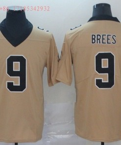 New Orleans Saints Drew Brees #9 Nfl 2020 Gold Jersey Jersey