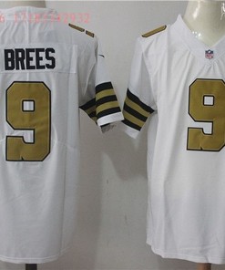 New Orleans Saints Drew Brees #9 Nfl 2020 White Jersey Jersey