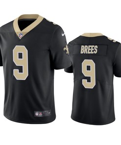 New Orleans Saints Drew Brees Black Vapor Limited Jersey