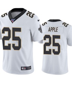 New Orleans Saints Eli Apple White 100th Season Vapor Limited Jersey