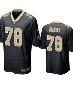New Orleans Saints Erik Mccoy 2019 Nfl Draft Black Game Jersey