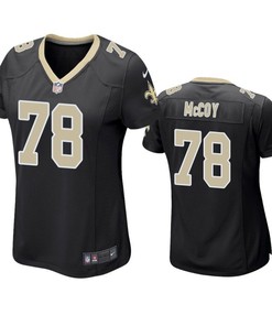 New Orleans Saints Erik Mccoy 2019 Nfl Draft Black Game Womens Jersey