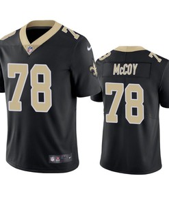 New Orleans Saints Erik Mccoy 2019 Nfl Draft Black Vapor Limited Jersey