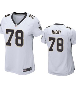 New Orleans Saints Erik Mccoy 2019 Nfl Draft White Game Womens Jersey