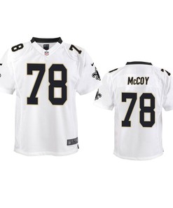 New Orleans Saints Erik Mccoy 2019 Nfl Draft White Game Youth Jersey
