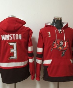 New Orleans Saints Jameis Winston #3 Nfl 2020 Red Hoodie Jersey