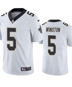 New Orleans Saints Jameis Winston White Vapor Limited Jersey