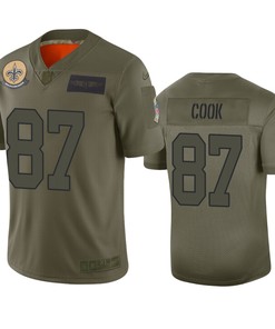 New Orleans Saints Jared Cook Camo 2019 Salute To Service Limited Jersey