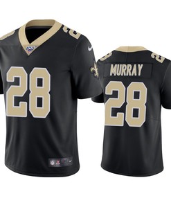 New Orleans Saints Latavius Murray Black 100th Season Vapor Limited Jersey