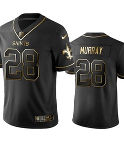 New Orleans Saints Latavius Murray Black 2019 Vapor Limited Golden Edition Jersey
