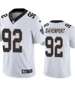 New Orleans Saints Marcus Davenport 92 White Vapor Limited Jersey
