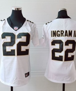 New Orleans Saints Mark Ingram #22 Nfl 2020 White Womens Jersey