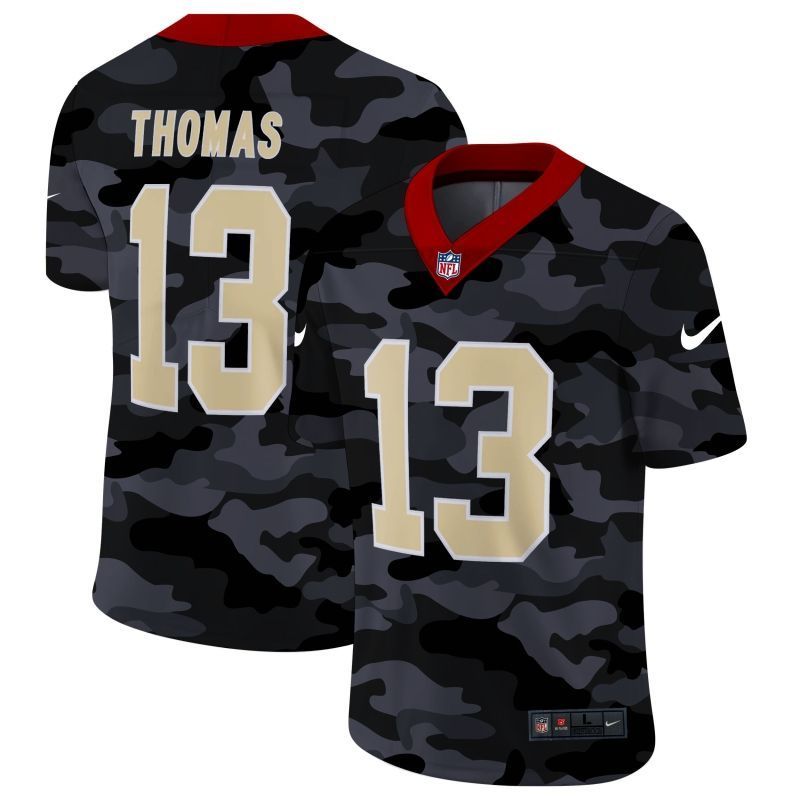New Orleans Saints Michael Thomas #13 Nfl 2020 Camo Black Jersey