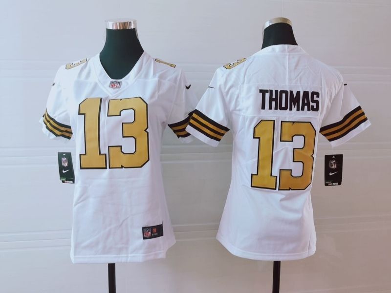 New Orleans Saints Michael Thomas #13 Nfl 2020 White Womens Jersey