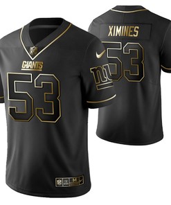 New Orleans Saints Oshane Ximines 53 2021 Nfl Golden Brandedition Black Jersey Gift For Saints Fans