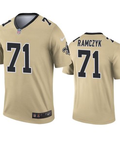 New Orleans Saints Ryan Ramczyk Gold Inverted Legend Jersey