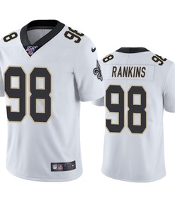 New Orleans Saints Sheldon Rankins White 100th Season Vapor Limited Jersey