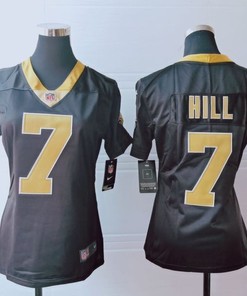 New Orleans Saints Taysom Hill #7 Nfl 2020 Dark Brown Jersey