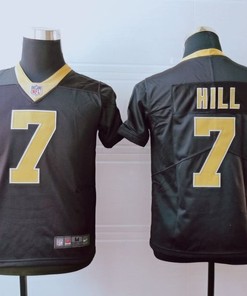 New Orleans Saints Taysom Hill #7 Nfl 2020 Dark Brown Jersey