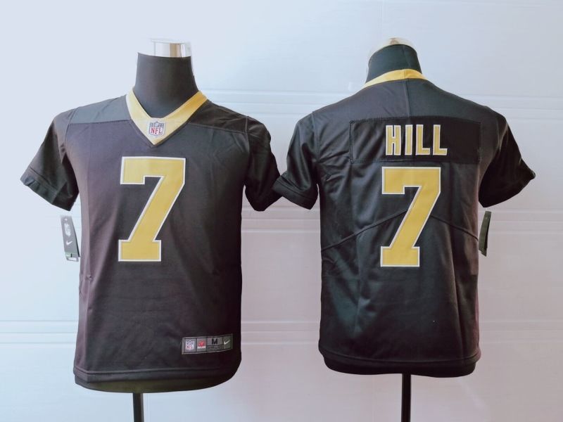 New Orleans Saints Taysom Hill #7 Nfl 2020 Dark Brown Jersey