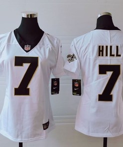 New Orleans Saints Taysom Hill #7 Nfl 2020 White Womens Jersey
