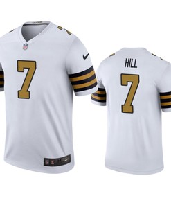 New Orleans Saints Taysom Hill White Color Rush Legend Jersey