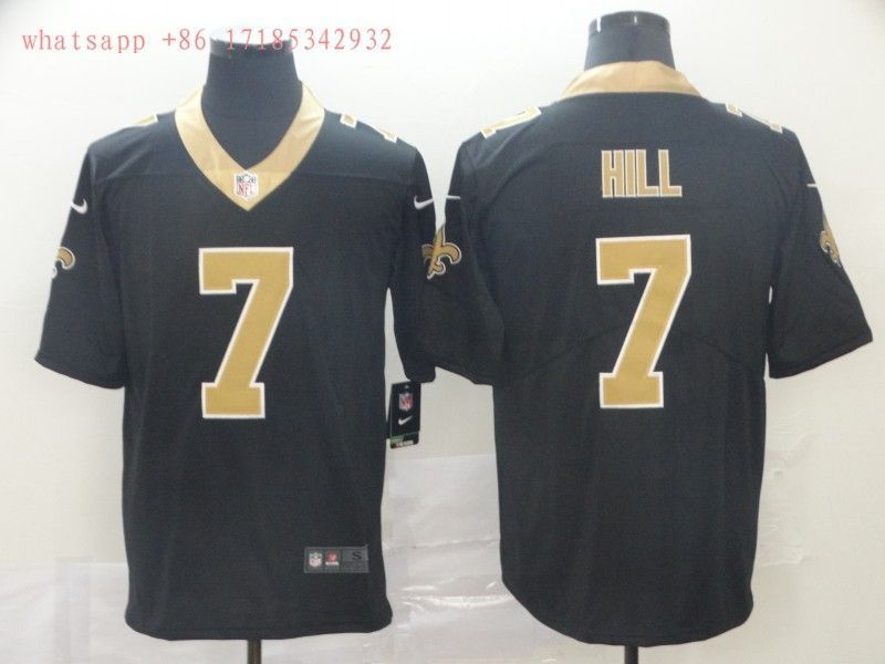 New Orleans Saints Tayson Hill #7 Nfl 2020 Black Jersey Jersey