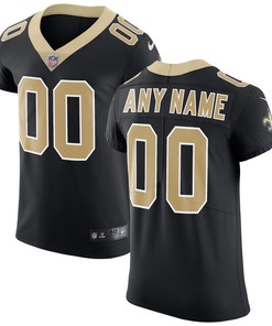 New Orleans Saints Vapor Untouchable Custom Elite Jersey - Black Custom Jerseys Nfl