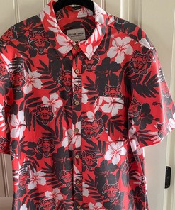 New Red Wolves Arkansas State Hawaiian Shirt Mens Medium