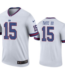 New York Giants #15 Golden Tate Iii White Color Rush Legend Jersey - Mens