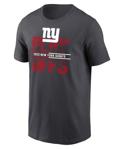 New York Giants 2022 NFL Playoffs Iconic T-Shirt - Anthracite