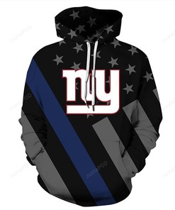 New York Giants 3D Hoodie Zip Hoodie Style 2