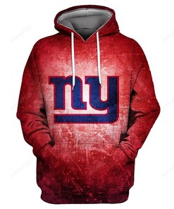 New York Giants 3D Hoodie Zip Hoodie Style 5