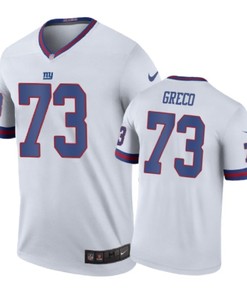 New York Giants #73 John Greco Nike Color Rush White Jersey