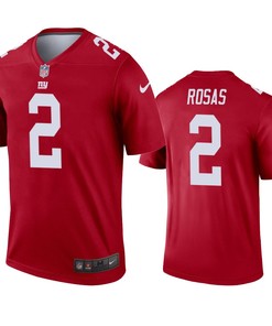 New York Giants Aldrick Rosas Red Inverted Legend Jersey