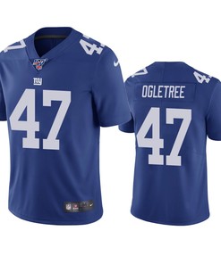 New York Giants Alec Ogletree Royal 100th Season Vapor Limited Jersey