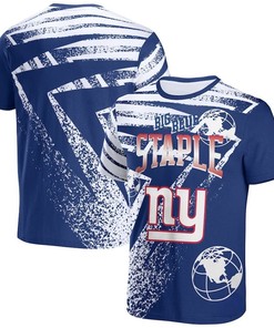 New York Giants All Over Print T-Shirt - Navy