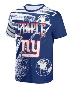 New York Giants All Over Print T-Shirt - Navy