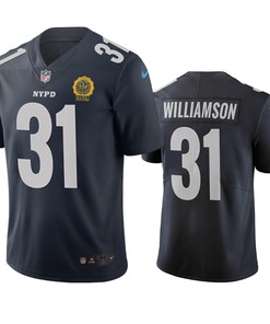 New York Giants Chris Williamson Navy City Edition Vapor Limited Jersey