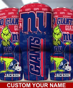 New York Giants Custom Name Tumbler Gift for Fans