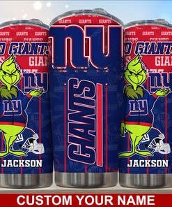 New York Giants Custom Name Tumbler Gift for Fans