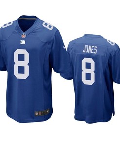 New York Giants Daniel Jones 2019 Nfl Draft Royal Game Jersey