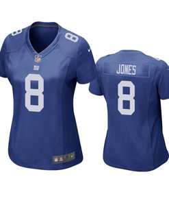 New York Giants Daniel Jones 2019 Nfl Draft Royal Game Womens Jersey