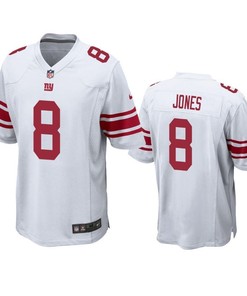 New York Giants Daniel Jones 2019 Nfl Draft White Game Jersey