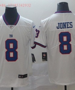 New York Giants Daniel Jones #8 Nfl 2020 White Jersey Jersey