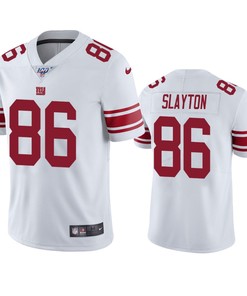 New York Giants Darius Slayton White 100th Season Vapor Limited Jersey