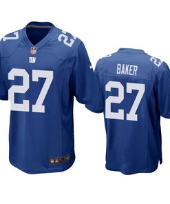 New York Giants Deandre Baker 2019 Nfl Draft Royal Game Jersey
