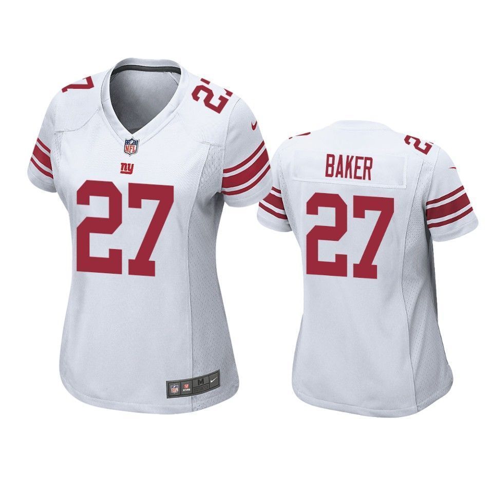 New York Giants Deandre Baker 2019 Nfl Draft White Game Womens Jersey