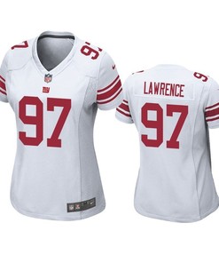 New York Giants Dexter Lawrence 2019 Nfl Draft White Game Womens Jersey
