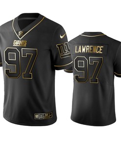 New York Giants Dexter Lawrence Black 2019 Vapor Limited Golden Edition Jersey